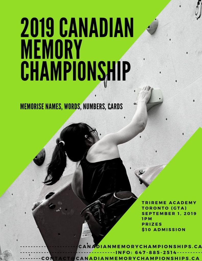 2019 Canadian Memory Championship